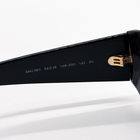 NEW MIU MIU MU06YS 1AB5S0 WOMEN SUNGLASSES SMU 06Y 1AB5S0 BLACK EYEWEAR - Picture 9 of 10